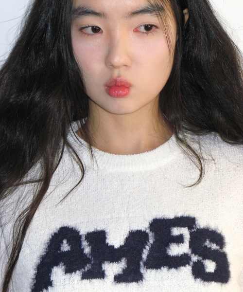 AMESWORLDWIDE（アメスワールドワイド）の「HAIRY LOGO SHORT SLEEVE KNIT IVORY（ニット/セーター・レディース・その他・FREE）」の5枚目の写真
