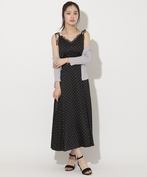 WILLSELECTION(ウィルセレクション)の「レーストリムキャミワンピース(ワンピース・レディース・ブラック系その他/ホワイト系その他・FREE)」の15枚目の写真