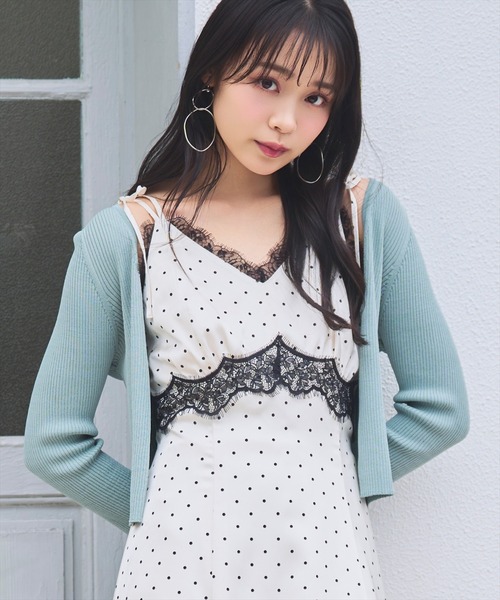 WILLSELECTION(ウィルセレクション)の「レーストリムキャミワンピース(ワンピース・レディース・ブラック系その他/ホワイト系その他・FREE)」の17枚目の写真