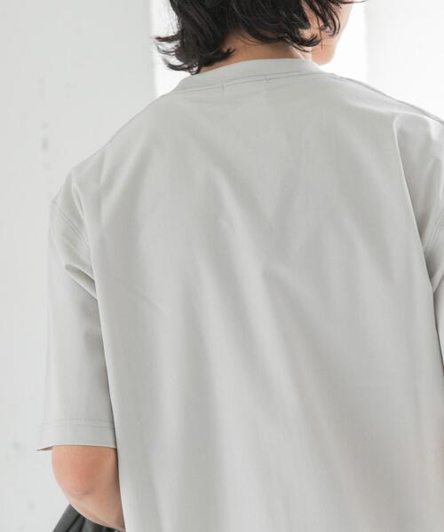 FORK&SPOON(フォークアンドスプーン)の「FORK&SPOON TEC LINEN T-SHIRTS(Tシャツ/カットソー・メンズ・ライトグレー/ブルー系その他/ブラック・4/5)」の17枚目の写真