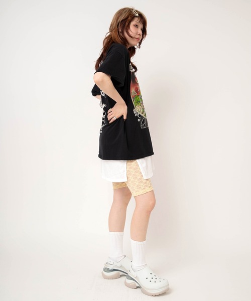 RNA(アールエヌエー)の「M2725 【PINKMOTEL】サイケプリントT(Tシャツ/カットソー・レディース・ピンク/ホワイト/ブラック・MEDIUM)」の20枚目の写真