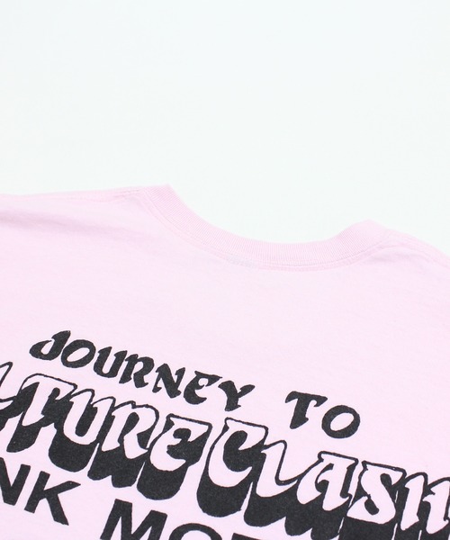 RNA(アールエヌエー)の「M2725 【PINKMOTEL】サイケプリントT(Tシャツ/カットソー・レディース・ピンク/ホワイト/ブラック・MEDIUM)」の13枚目の写真
