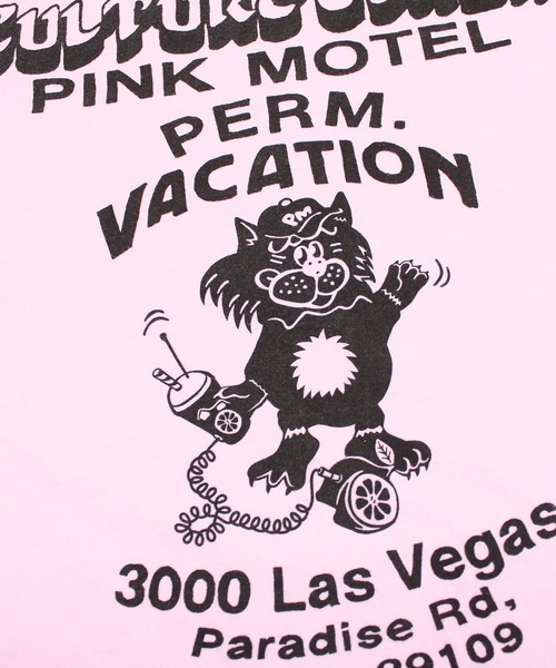 RNA(アールエヌエー)の「M2725 【PINKMOTEL】サイケプリントT(Tシャツ/カットソー・レディース・ピンク/ホワイト/ブラック・MEDIUM)」の12枚目の写真