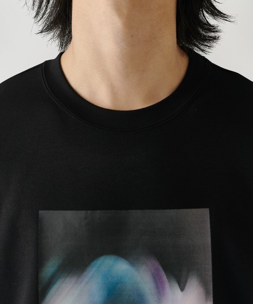 Lui's(ルイス)の「out of focus Tシャツ / smoke(Tシャツ/カットソー・メンズ・ホワイト/チャコールグレー/ブラック・S/M)」の16枚目の写真
