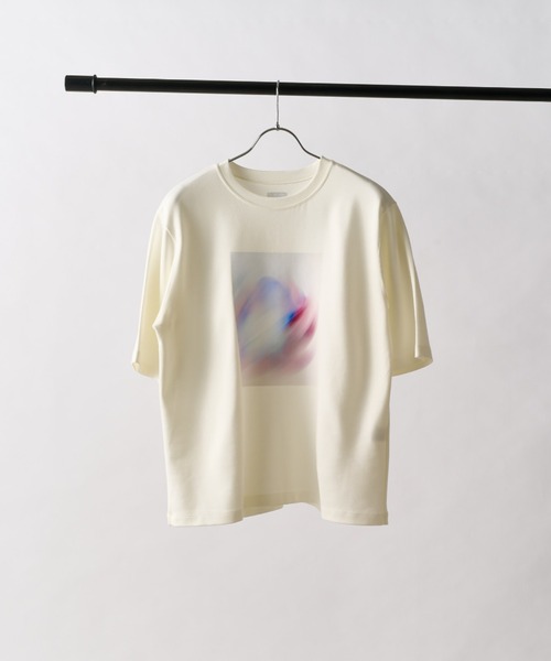 Lui's(ルイス)の「out of focus Tシャツ / smoke(Tシャツ/カットソー・メンズ・ホワイト/チャコールグレー/ブラック・S/M)」の12枚目の写真
