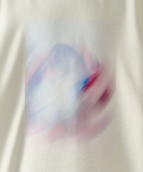 Lui's(ルイス)の「out of focus Tシャツ / smoke(Tシャツ/カットソー・メンズ・ホワイト/チャコールグレー/ブラック・S/M)」の13枚目の写真