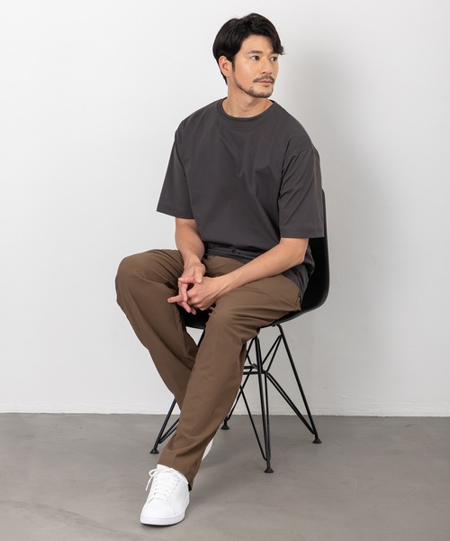 BTZ TOKYO(ビーティーゼットトウキョウ)の「【TIMBRE POSTE】接触冷感&UVカット マルチファンクション天竺半袖Tシャツ(Tシャツ/カットソー・メンズ・ブラック/ライトグレー/スミクロ/ホワイト・M/LL/L)」の22枚目の写真