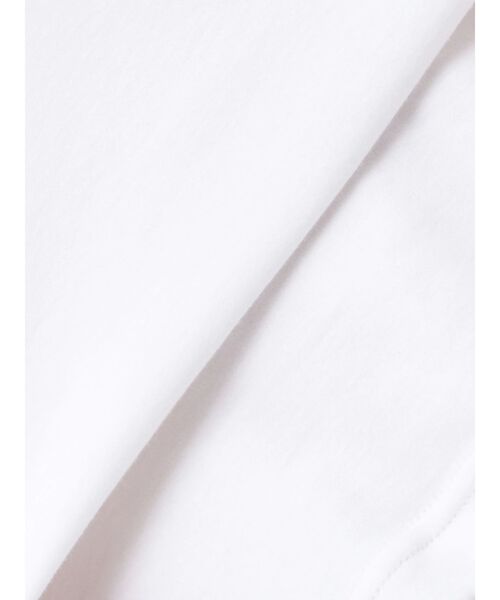 TONAL(トーナル)の「【Plax】ポリ乳酸スムースTシャツ(Tシャツ/カットソー・レディース・ライトブルー/ネイビー/オフホワイト・MEDIUM)」の22枚目の写真