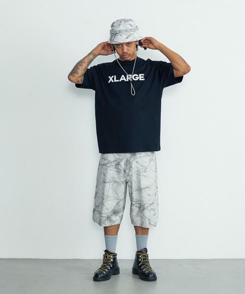 XLARGE(エクストララージ)の「RHINESTONE LOGO S/S TEE(Tシャツ/カットソー・メンズ・ホワイト/ブラック/ピンク・XL/L/M/S/XS)」の12枚目の写真