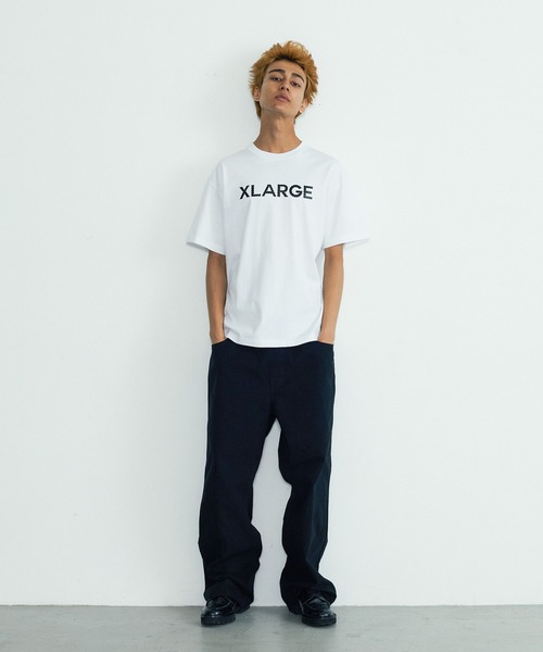 XLARGE(エクストララージ)の「RHINESTONE LOGO S/S TEE(Tシャツ/カットソー・メンズ・ホワイト/ブラック/ピンク・XL/L/M/S/XS)」の15枚目の写真