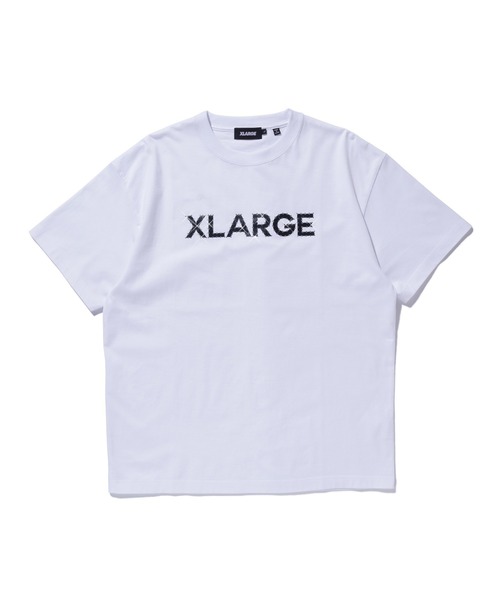 XLARGE(エクストララージ)の「RHINESTONE LOGO S/S TEE(Tシャツ/カットソー・メンズ・ホワイト/ブラック/ピンク・XL/L/M/S/XS)」の17枚目の写真