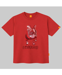 LLAMO（エラモ）の「キュービックドッグ 半袖Tシャツ 男女共用 ビッグサイズ S 4XL（Tシャツ/カットソー）」