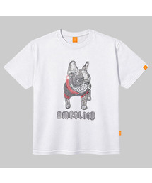 LLAMO（エラモ）の「キュービックドッグ 半袖Tシャツ 男女共用 ビッグサイズ S 4XL（Tシャツ/カットソー）」