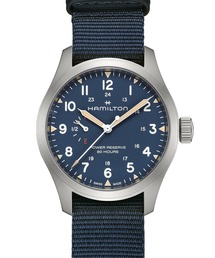 HAMILTON [ハミルトン] 腕時計 Khaki Field （カーキ フィールド） Power Reserve メカニカル 機械式 40MM ブルー×ブルー