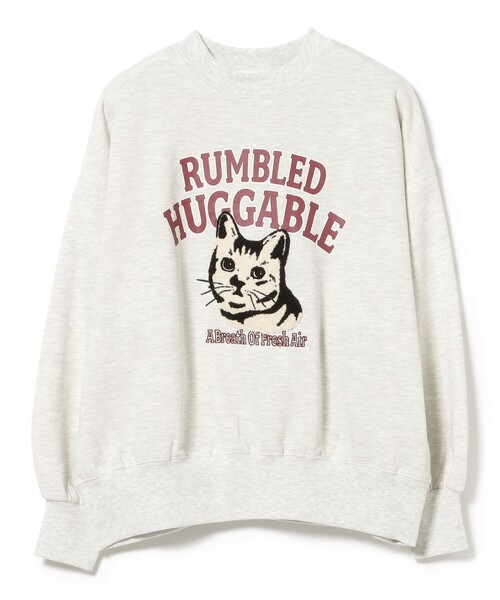 BEAMS HEART(ビームスハート)の「ネコ 刺繍 スウェット(スウェット・レディース・チャコールグレー/ライトグレー/ホワイト系その他5・FREE)」の9枚目の写真