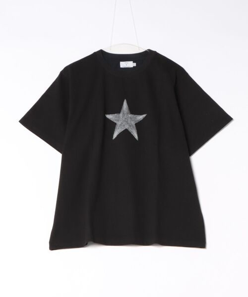 CONVERSE TOKYO(コンバーストウキョウ)の「ONE STAR UP RECYCLED COTTON TEE(Tシャツ/カットソー・レディース・ホワイト/グレー/ブラック・SMALL/MEDIUM)」の2枚目の写真
