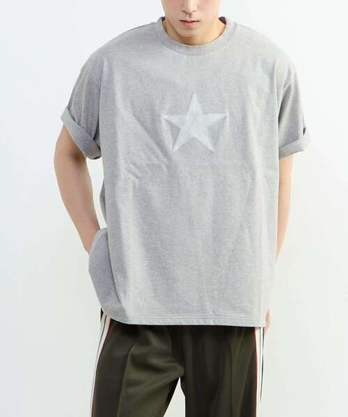 CONVERSE TOKYO(コンバーストウキョウ)の「ONE STAR UP RECYCLED COTTON TEE(Tシャツ/カットソー・レディース・ホワイト/グレー/ブラック・SMALL/MEDIUM)」の7枚目の写真