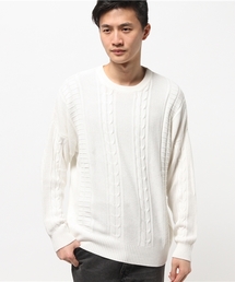 Lui's | Lui's(ルイス) 鹿の子編ケーブルニット(ニット/セーター)