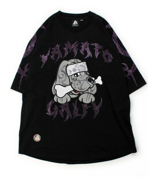 GALFY(ガルフィー)の「A'GEM/9 × .kom 『GALFY/ガルフィー』ピカピカ族Tシャツ(Tシャツ/カットソー・メンズ・ブラック/ホワイト・L)」の5枚目の写真