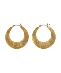 【YArKA/ヤーカ】twin dancing loops earring(pierce) [ftdtf17] / 表面加工ピアス