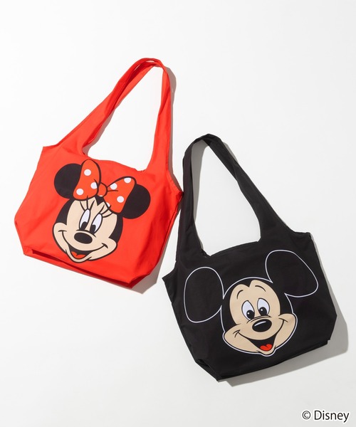 WCJ（ダブルシージェイ）の「【撥水】Disney / 膨張エコバッグ（トートバッグ・レディース・レッド/ブラック・FREE）」の13枚目の写真