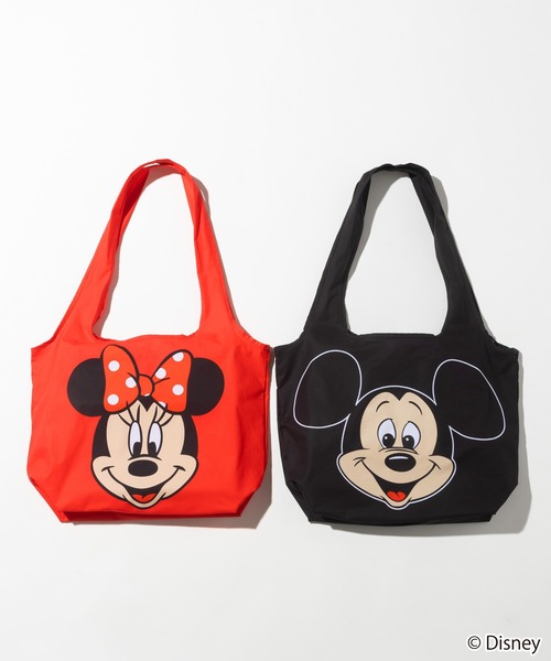 WCJ（ダブルシージェイ）の「【撥水】Disney / 膨張エコバッグ（トートバッグ・レディース・レッド/ブラック・FREE）」の14枚目の写真