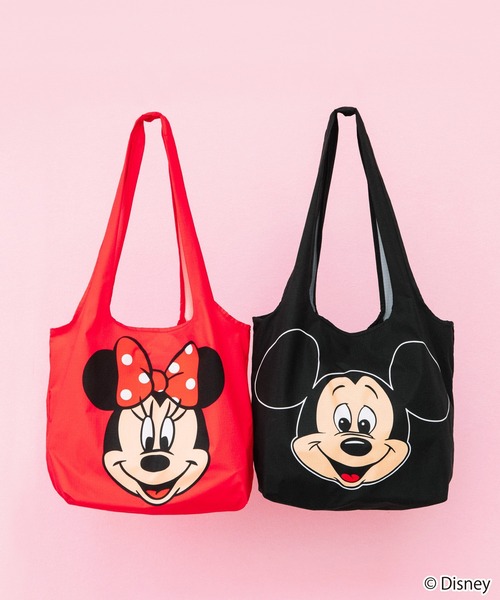 WCJ（ダブルシージェイ）の「【撥水】Disney / 膨張エコバッグ（トートバッグ・レディース・レッド/ブラック・FREE）」の15枚目の写真