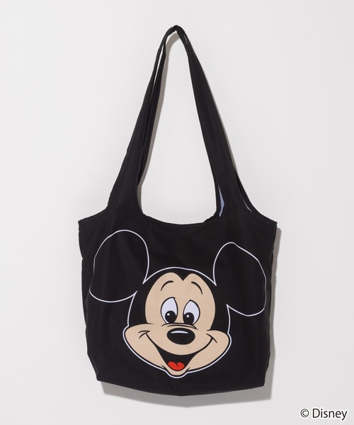 WCJ（ダブルシージェイ）の「【撥水】Disney / 膨張エコバッグ（トートバッグ・レディース・レッド/ブラック・FREE）」の4枚目の写真