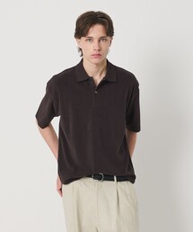 <LACOSTE for BEAUTY&YOUTH> ワントーン パイル ショートスリーブ ポロシャツ