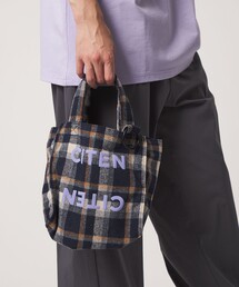CITEN | <CITEN>チェック柄トートSサイズ(トートバッグ)