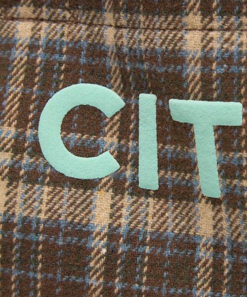 CITEN(シテン)の「<CITEN>チェック柄トートSサイズ(トートバッグ・レディース・ブラウン/ネイビー/ロイヤルブルー・フリー)」の18枚目の写真