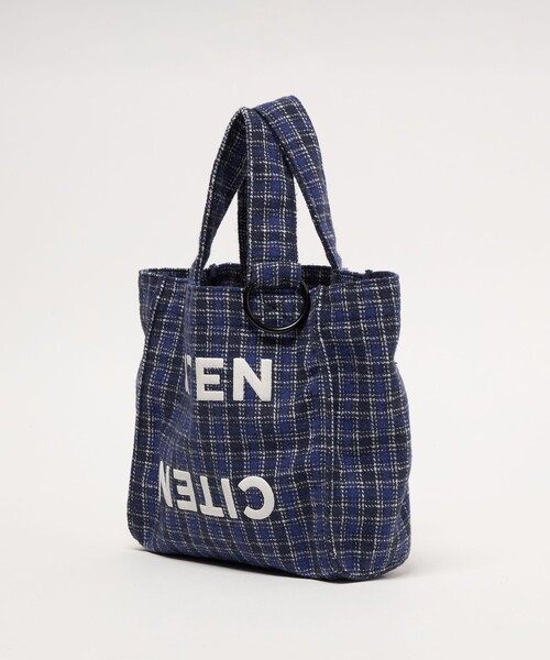 CITEN(シテン)の「<CITEN>チェック柄トートSサイズ(トートバッグ・レディース・ブラウン/ネイビー/ロイヤルブルー・フリー)」の19枚目の写真