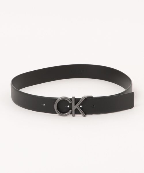 Calvin Klein(カルバン・クライン)の「【Calvin Klein】ADJ CK METAL SAFFIANO K50K511567 BEH(ベルト・メンズ・ブラック・90)」の1枚目の写真