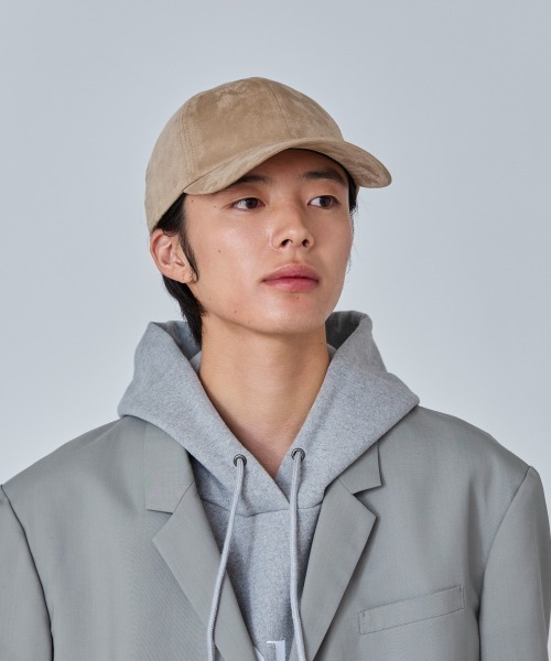 OVERRIDE（オーバーライド）の「OVERRIDE  PE SUEDE 6P CAP / オーバーライド（キャップ・メンズ・ライトブラウン/ブラック/ネイビー/ベージュ・57~59cm）」の14枚目の写真
