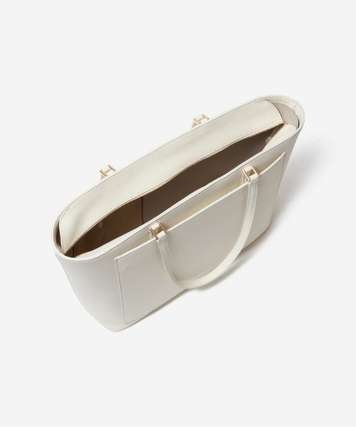 COLE HAAN(コールハーン)の「ザ エリーゼ サフィアーノ トート womens(トートバッグ・レディース・ホワイト・OSFA)」の4枚目の写真