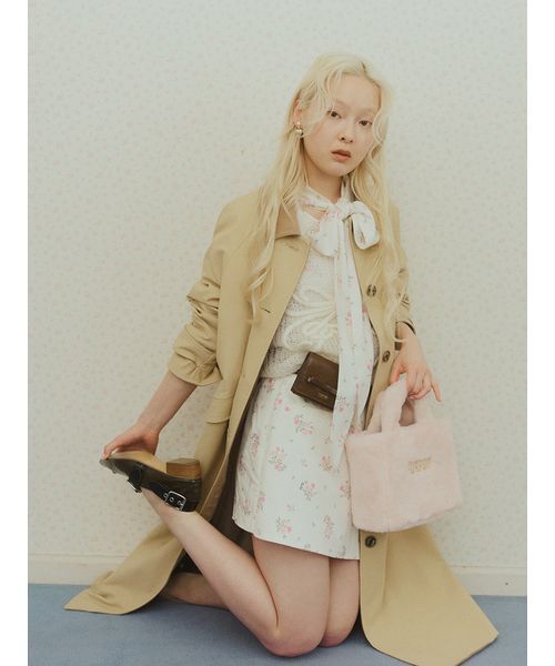 FURFUR(ファーファー)の「ハートロゴイヤリング(イヤリング・レディース・ホワイト/ブラック・F)」の10枚目の写真