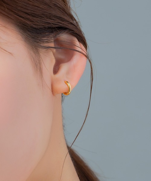 Cream dot.(クリームドット)の「【サージカルステンレス】極小6mm!ステンレス製“ぴったりフィット”フープピアス(ピアス(両耳用)・レディース・シルバー/ゴールド/ピンクゴールド・ONE SIZE)」の8枚目の写真