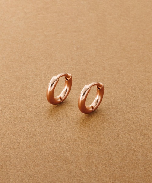 Cream dot.(クリームドット)の「【サージカルステンレス】極小6mm!ステンレス製“ぴったりフィット”フープピアス(ピアス(両耳用)・レディース・シルバー/ゴールド/ピンクゴールド・ONE SIZE)」の4枚目の写真