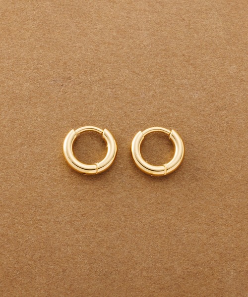Cream dot.(クリームドット)の「【サージカルステンレス】極小6mm!ステンレス製“ぴったりフィット”フープピアス(ピアス(両耳用)・レディース・シルバー/ゴールド/ピンクゴールド・ONE SIZE)」の5枚目の写真
