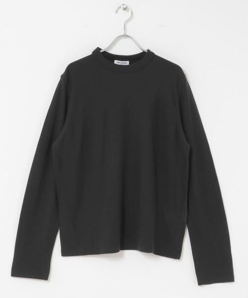 FORK&SPOON（フォークアンドスプーン）の「FORK&SPOON　ドライ天竺ロングスリーブTシャツ（Tシャツ/カットソー・レディース・アイボリー/スミクロ/パープル・1）」の18枚目の写真