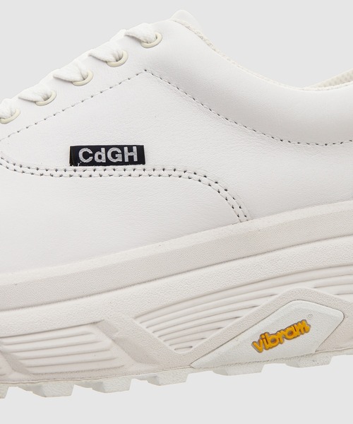 COMME des GARCONS HOMME(コム デ ギャルソン・オム)の「HOMME ORIGINAL LEATHER SHOES(スニーカー・メンズ・ホワイト/ブラック・26cm/27cm/28cm/25cm)」の4枚目の写真