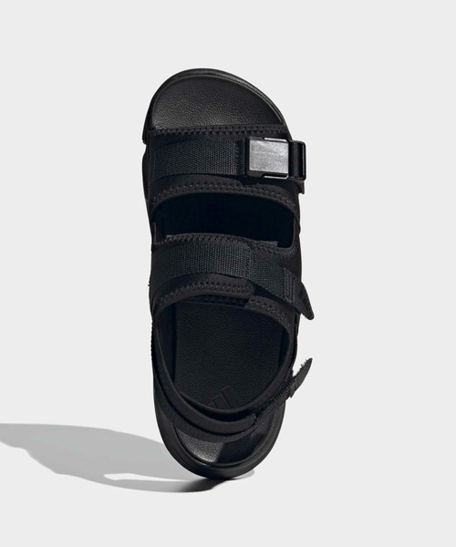 adidas（アディダス）の「ライフスタイル サンダル / LIFESTYLE SANDAL / アディダス adidas スニーカーサンダル（サンダル・メンズ・ブラック×ブラック・22.5cm/23.5cm/24.5cm/25.5cm/26.5cm/27.5cm/28.5cm）」の4枚目の写真