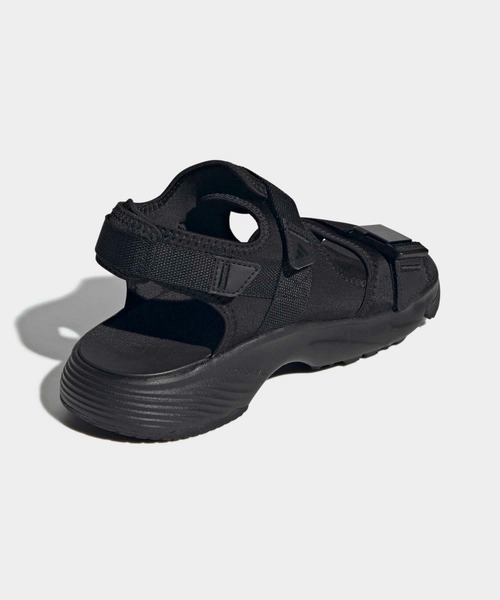 adidas（アディダス）の「ライフスタイル サンダル / LIFESTYLE SANDAL / アディダス adidas スニーカーサンダル（サンダル・メンズ・ブラック×ブラック・22.5cm/23.5cm/24.5cm/25.5cm/26.5cm/27.5cm/28.5cm）」の7枚目の写真