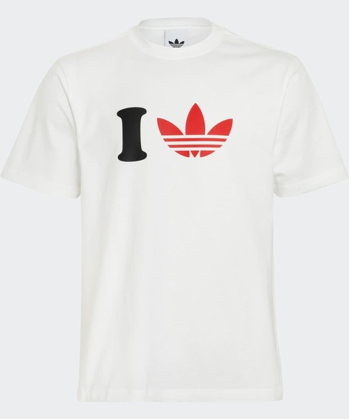 adidas(アディダス)の「アイ トレフォイル半袖Tシャツ / アディダスオリジナルス adidas Originals(Tシャツ/カットソー・メンズ・ホワイト・X-SMALL/SMALL/X-LARGE/LARGE/MEDIUM/XX-LARGE/XX-SMALL/3XL)」の1枚目の写真