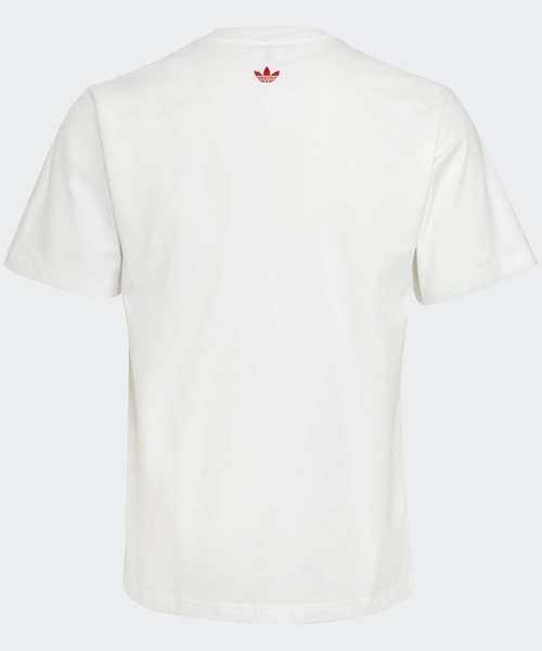 adidas(アディダス)の「アイ トレフォイル半袖Tシャツ / アディダスオリジナルス adidas Originals(Tシャツ/カットソー・メンズ・ホワイト・X-SMALL/SMALL/X-LARGE/LARGE/MEDIUM/XX-LARGE/XX-SMALL/3XL)」の2枚目の写真