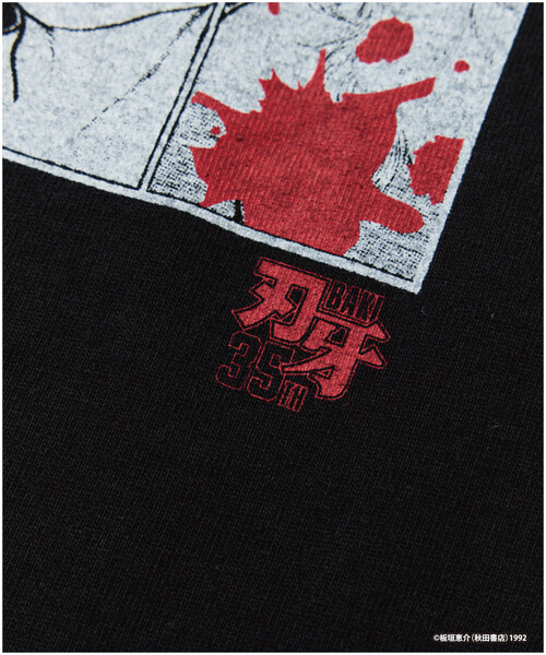 FREAK'S STORE(フリークスストア)の「敗北を知りたい/最凶死刑囚/プリント クルーネック Tシャツ/刃牙(Tシャツ/カットソー・メンズ・ホワイト/ブラック・LARGE/X-LARGE/MEDIUM)」の7枚目の写真