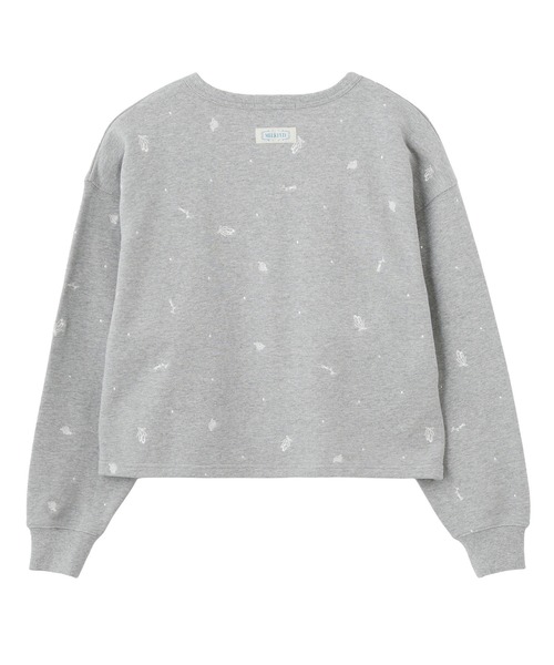 MILKFED.（ミルクフェド）の「EMBROIDERED ROSE SWEAT JACKET（スウェット・レディース・オートミール/アッシュ/ネイビー・ONE SIZE）」の17枚目の写真