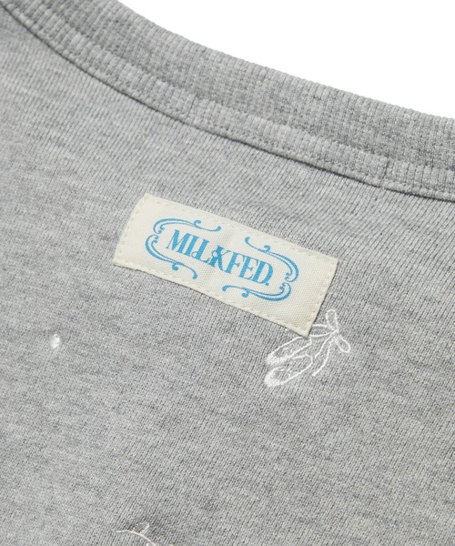 MILKFED.（ミルクフェド）の「EMBROIDERED ROSE SWEAT JACKET（スウェット・レディース・オートミール/アッシュ/ネイビー・ONE SIZE）」の19枚目の写真