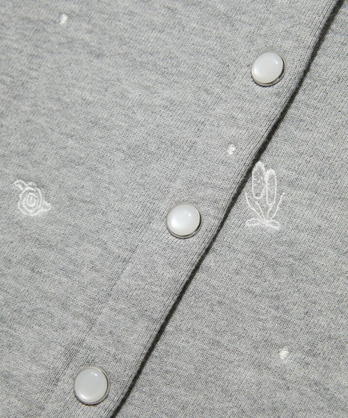 MILKFED.（ミルクフェド）の「EMBROIDERED ROSE SWEAT JACKET（スウェット・レディース・オートミール/アッシュ/ネイビー・ONE SIZE）」の20枚目の写真