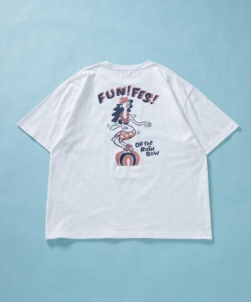 URBAN RESEARCH Sonny Label(アーバンリサーチサニーレーベル)の「HIROCKSHOWコラボTシャツ RAINBOW(Tシャツ/カットソー・メンズ・ホワイト/ブラック・LARGE/MEDIUM)」の2枚目の写真